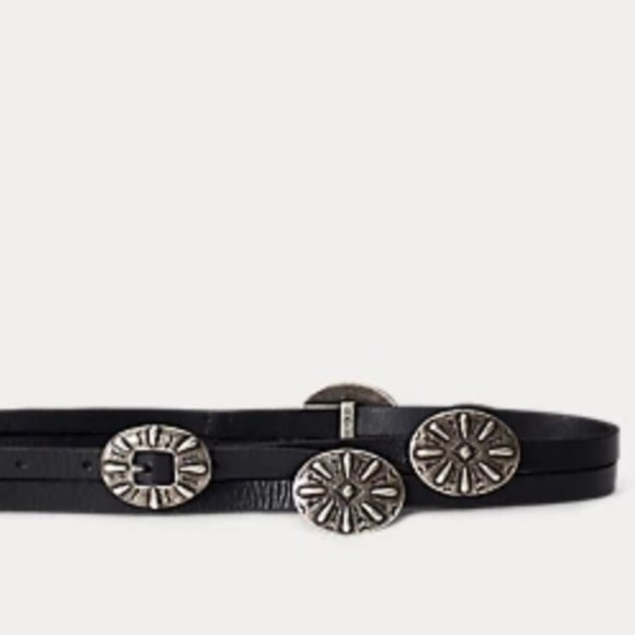Polo Ralph Lauren Concho Leather Wrap Belt main image 5